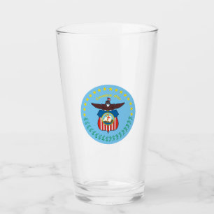 Wappen von Columbus, Ohio Glas