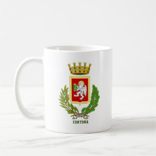 Wappen von Cortona, Italien Kaffeetasse