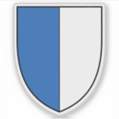 Wappen von Cossonay, Schweiz Aufkleber (Vorderseite)