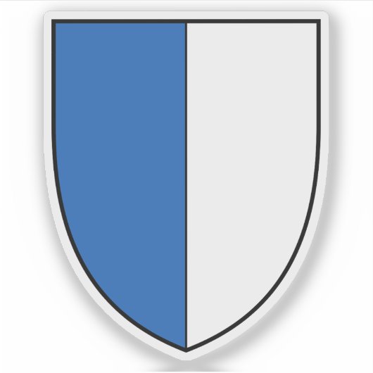 Wappen von Cossonay, Schweiz Aufkleber (Vorderseite)