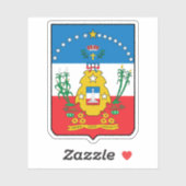 Wappen von Cruces, Kuba Aufkleber (Blatt)