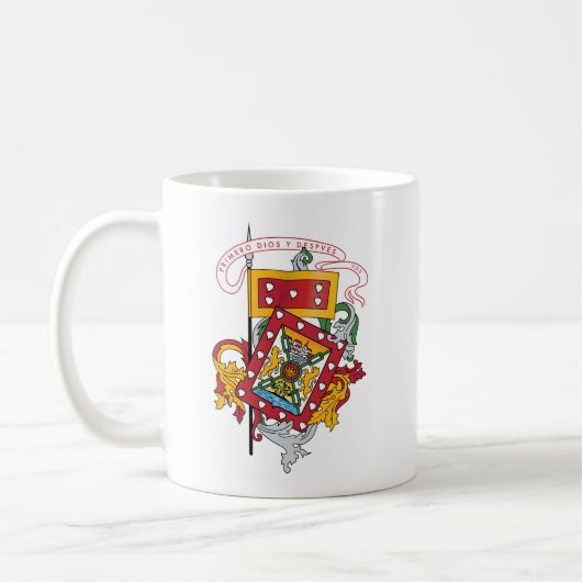 Wappen von Cuenca, Ecuador Kaffeetasse (Links)