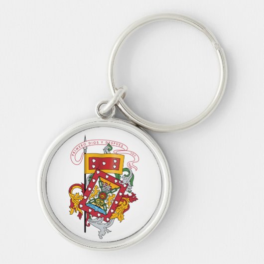 Wappen von Cuenca, Ecuador Schlüsselanhänger (Vorne)