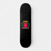 Wappen von Curitiba, Brasilien Skateboard (Vorne)