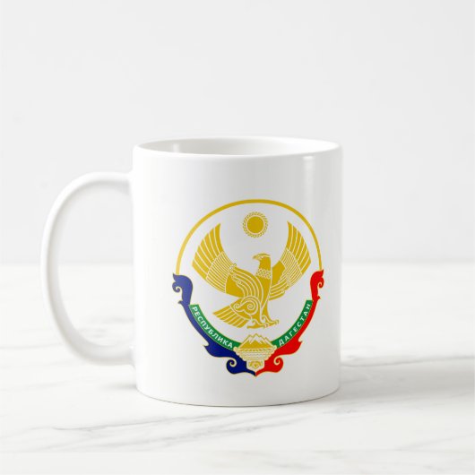 Wappen von Dagestan Kaffeetasse (Links)