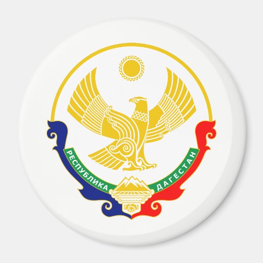 Wappen von Dagestan Magnet (Vorne)