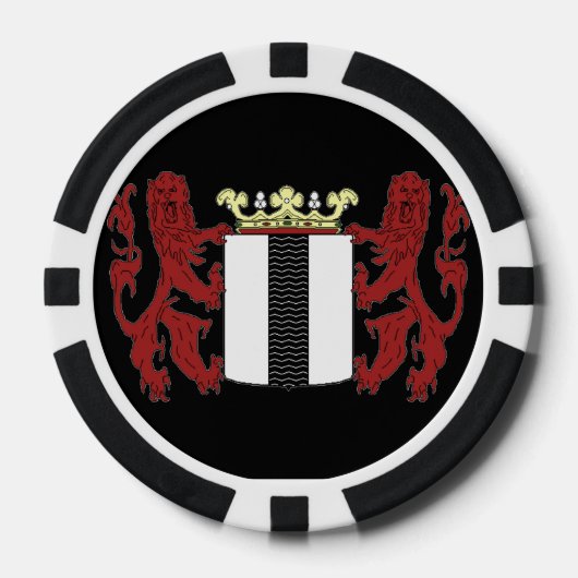 Wappen von Delft Pokerchips (Vorderseite)