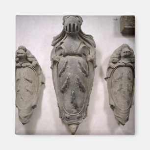 Wappen von der Vecchietti Familie (Stein) Magnet