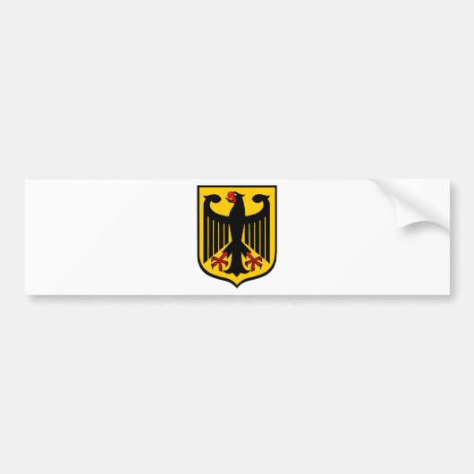 Wappen von Deutschland Autoaufkleber (Vorne)