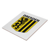 Wappen von Dresden, Deutschland Fliese (Seite)