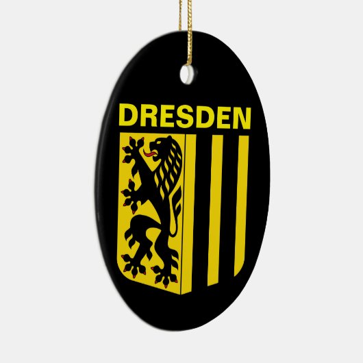 Wappen von Dresden, Deutschland Keramik Ornament (Rechts)