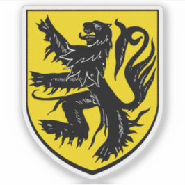 Wappen von Dudelange, Luxemburg Aufkleber