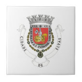 Wappen von Elvas, Portugal Fliese (Vorderseite)