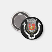 Wappen von Elvas, Portugal Magnet (Vorderseite/Rückseite)