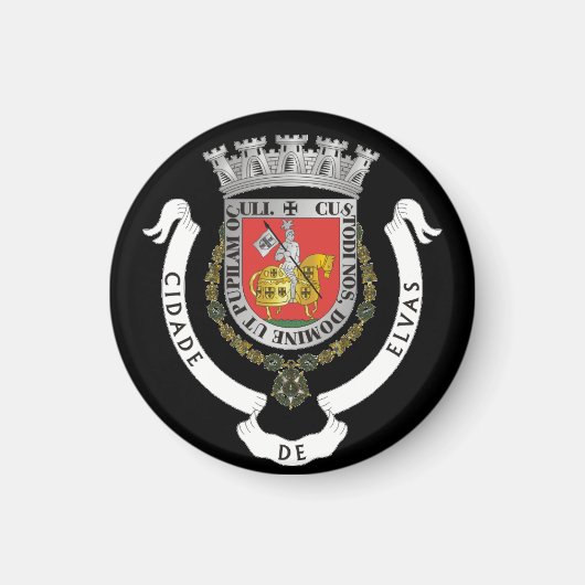 Wappen von Elvas, Portugal Magnet (Vorne)
