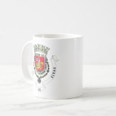 Wappen von Elvas, Portugal Tasse Kaffee (Vorderseite Links)