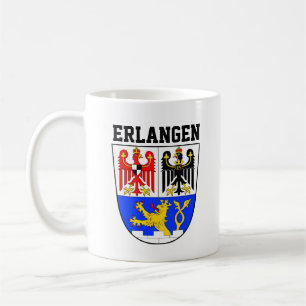 Wappen von Erlangen, DEUTSCHLAND Kaffeetasse