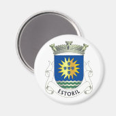 Wappen von Estoril, Magnet Portugal (Vorderseite/Rückseite)