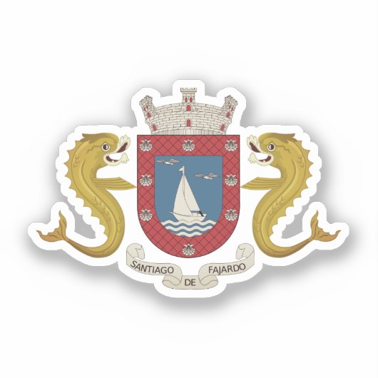 Wappen von Fajardo - PUERTO RICO Aufkleber (Vorderseite)