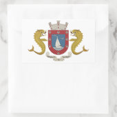 Wappen von Fajardo - PUERTO RICO Rechteckiger Aufkleber (Tasche)