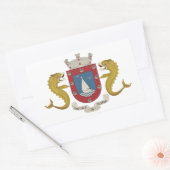 Wappen von Fajardo - PUERTO RICO Rechteckiger Aufkleber (Umschlag)