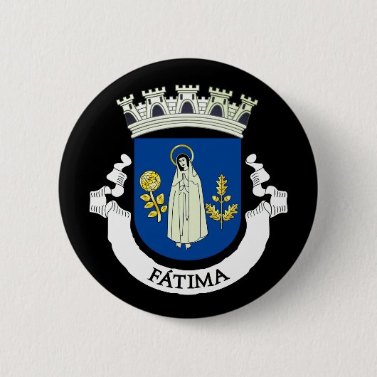 Wappen von Fátima, Portugal Button (Vorderseite)