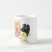 Wappen von Ferdinand II von Aragon mit Unterlage Kaffeetasse (Mittel)