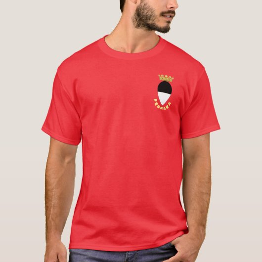 Wappen von Ferrara, ITALIEN T-Shirt (Vorderseite)