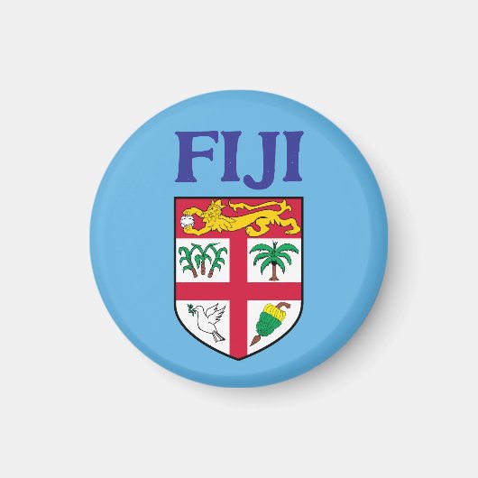 Wappen von Fidschi Magnet (Vorne)