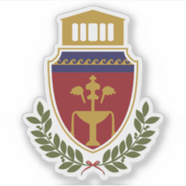 Wappen von Fier, Albanien Aufkleber