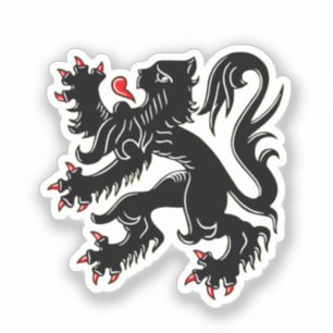 Wappen von Flandern Aufkleber