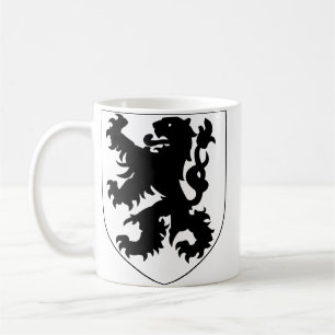 Wappen von Flandern Kaffeetasse