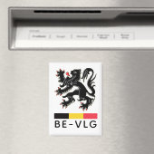 Wappen von Flandern Magnet (In Situ (Geschirrspüler))