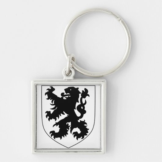 Wappen von Flandern Schlüsselanhänger (Vorne)