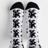 Wappen von Flandern Socken (Oben)