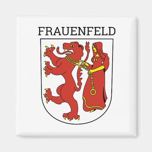 Wappen von Frauenfeld, Schweiz Magnet (Vorne)