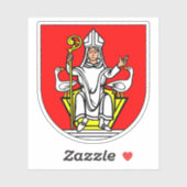 Wappen von Frenštát pod Radhoštěm, Tschechische Re Aufkleber (Blatt)