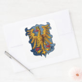 Wappen von Friaul Quadratischer Aufkleber (Umschlag)