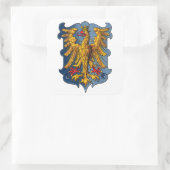 Wappen von Friaul Quadratischer Aufkleber (Tasche)