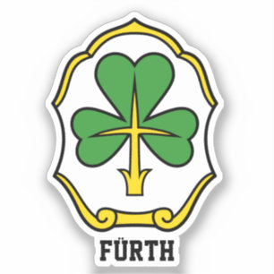 Wappen von Fürth, Deutschland Aufkleber