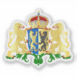 Wappen von Gelderland, Niederlande Aufkleber