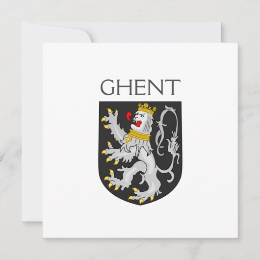 Wappen von Gent, Belgien (Vorderseite)