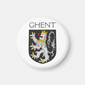 Wappen von Gent, Belgien Magnet (Vorne)