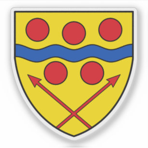 Wappen von Gerasdorf bei Wien, Österreich Aufkleber