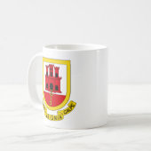 Wappen von Gibraltar Kaffeetasse (Vorderseite Links)