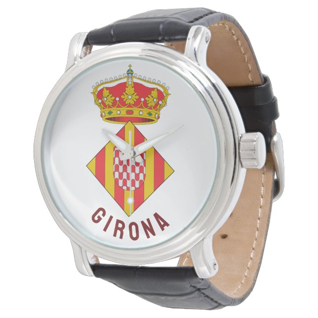 Wappen von Girona Armbanduhr (Schrägansicht)