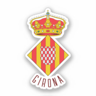 Wappen von Girona Aufkleber