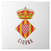 Wappen von Girona Fliese (Vorderseite)