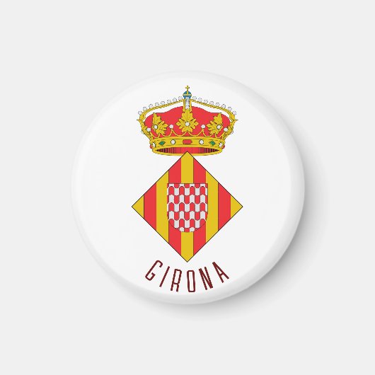 Wappen von Girona Magnet (Vorne)
