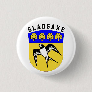 Wappen von Gladsaxe, Dänemark Button